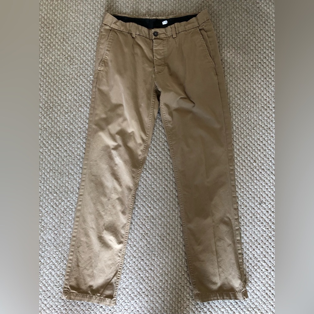 H&M Men's Chino Cotton Khaki Pants Size 33R